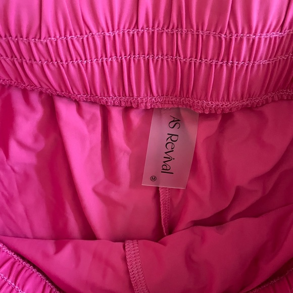 Altar'd State AS revival hot pink size medium althletic flowy shorts - Picture 2 of 4